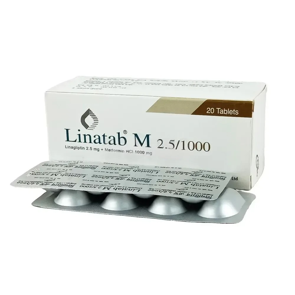 Linatab M 2.5/1000 Tablet