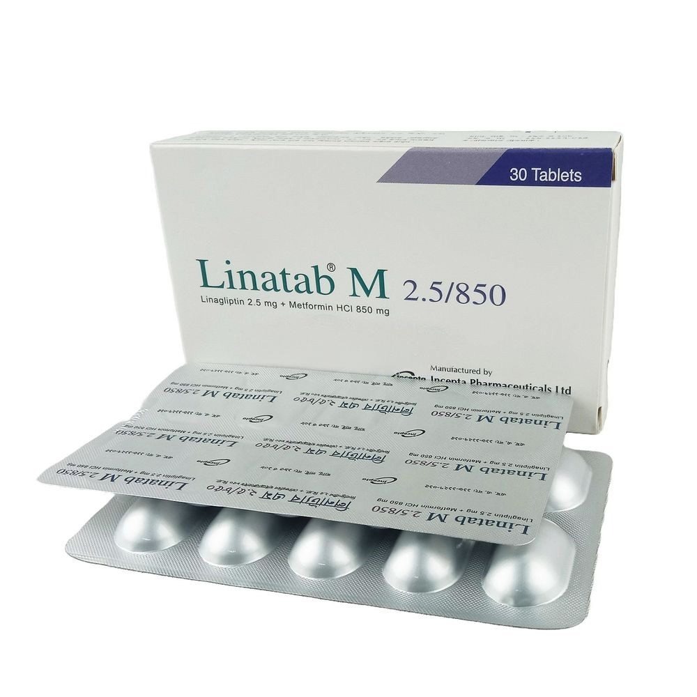 Linatab M 2.5/850 Tablet